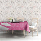 New Zealand Lawn Bowls Breast Cancer Custom Tablecloth Aotearoa Maori Silver Fern Pink Ribbon - Aussie Hoodie