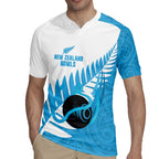 New Zealand Lawn Bowls Prostate Cancer Custom Rugby Jersey Aotearoa Maori Silver Fern Blue Ribbon - Aussie Hoodie