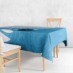New Zealand Lawn Bowls Prostate Cancer Custom Tablecloth Aotearoa Maori Silver Fern Blue Ribbon - Aussie Hoodie