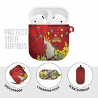 Australia Sulphur-crested Cockatoo Christmas AirPods Case Aussie Native Flowers Merry Xmas - Aussie Hoodie