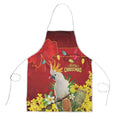 Australia Sulphur-crested Cockatoo Christmas Apron Aussie Native Flowers Merry Xmas - Aussie Hoodie