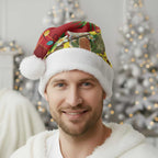 Australia Sulphur-crested Cockatoo Christmas Santa Hat Aussie Native Flowers Merry Xmas - Aussie Hoodie