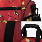Australia Sulphur-crested Cockatoo Christmas Duffle Bag Aussie Native Flowers Merry Xmas