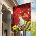 Australia Sulphur-crested Cockatoo Christmas Garden Flag Aussie Native Flowers Merry Xmas - Aussie Hoodie