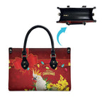 Australia Sulphur-crested Cockatoo Christmas Leather Bag Aussie Native Flowers Merry Xmas - Aussie Hoodie