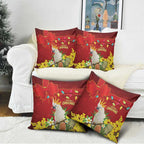 Australia Sulphur-crested Cockatoo Christmas Pillow Cover Aussie Native Flowers Merry Xmas - Aussie Hoodie