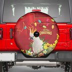 Australia Sulphur-crested Cockatoo Christmas Spare Tire Cover Aussie Native Flowers Merry Xmas - Aussie Hoodie