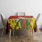 Australia Sulphur-crested Cockatoo Christmas Tablecloth Aussie Native Flowers Merry Xmas - Aussie Hoodie