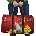 Australia Sulphur-crested Cockatoo Christmas Travel Bag Aussie Native Flowers Merry Xmas - Aussie Hoodie