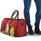 Australia Sulphur-crested Cockatoo Christmas Travel Bag Aussie Native Flowers Merry Xmas - Aussie Hoodie