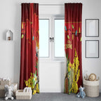 Australia Sulphur-crested Cockatoo Christmas Window Curtain Aussie Native Flowers Merry Xmas - Aussie Hoodie
