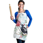 Australia Magpie Christmas Apron Eucalyptus Aboriginal Watercolor Stylized - Aussie Hoodie