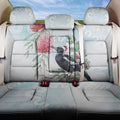 Australia Magpie Christmas Back Car Seat Cover Eucalyptus Aboriginal Watercolor Stylized - Aussie Hoodie