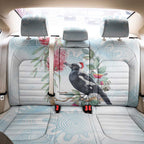 Australia Magpie Christmas Back Car Seat Cover Eucalyptus Aboriginal Watercolor Stylized - Aussie Hoodie