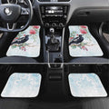 Australia Magpie Christmas Car Mats Eucalyptus Aboriginal Watercolor Stylized - Aussie Hoodie