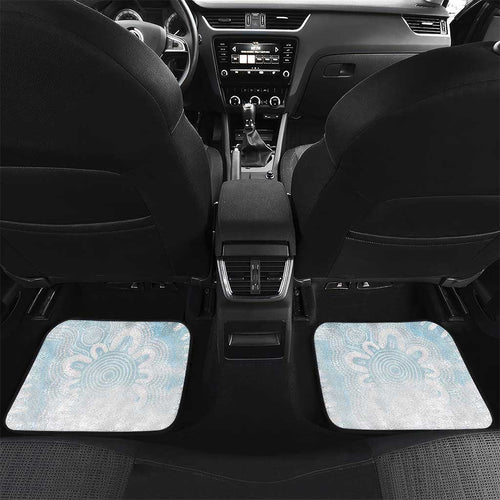 Australia Magpie Christmas Car Mats Eucalyptus Aboriginal Watercolor Stylized - Aussie Hoodie