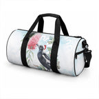 Australia Magpie Christmas Duffle Bag Eucalyptus Aboriginal Watercolor Stylized