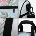 Australia Magpie Christmas Duffle Bag Eucalyptus Aboriginal Watercolor Stylized