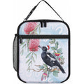 Australia Magpie Christmas Lunch Bag Eucalyptus Aboriginal Watercolor Stylized