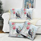 Australia Magpie Christmas Pillow Cover Eucalyptus Aboriginal Watercolor Stylized - Aussie Hoodie