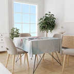 Australia Magpie Christmas Tablecloth Eucalyptus Aboriginal Watercolor Stylized - Aussie Hoodie