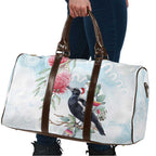 Australia Magpie Christmas Travel Bag Eucalyptus Aboriginal Watercolor Stylized - Aussie Hoodie