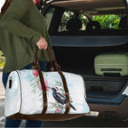 Australia Magpie Christmas Travel Bag Eucalyptus Aboriginal Watercolor Stylized - Aussie Hoodie