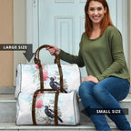 Australia Magpie Christmas Travel Bag Eucalyptus Aboriginal Watercolor Stylized - Aussie Hoodie