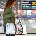 Australia Magpie Christmas Travel Bag Eucalyptus Aboriginal Watercolor Stylized - Aussie Hoodie