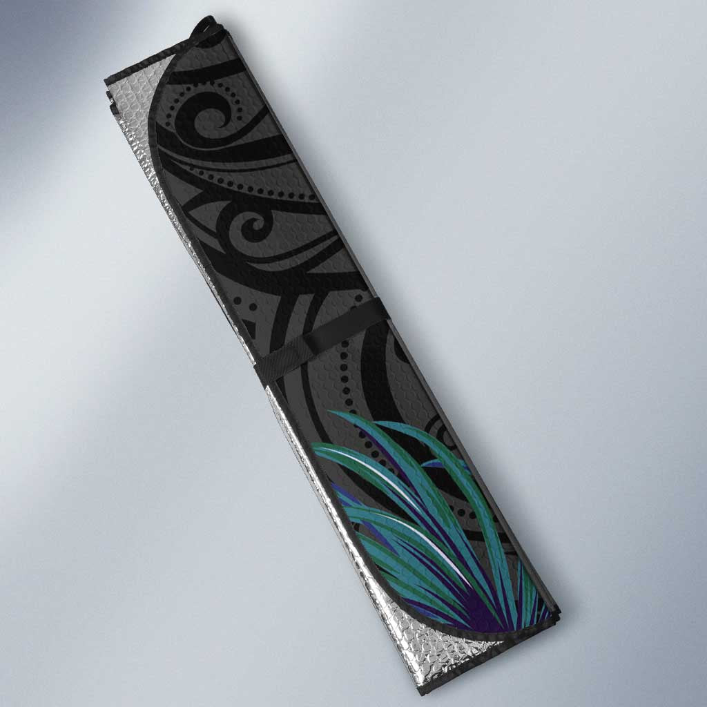 Sulphur-crested Cockatoo New Zealand Auto Sun Shade Paua Shell Aotearoa Maori Tropical Flowers - Aussie Hoodie