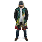 Sulphur-crested Cockatoo New Zealand Cloak Paua Shell Aotearoa Maori Tropical Flowers - Aussie Hoodie