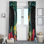 Sulphur-crested Cockatoo New Zealand Window Curtain Paua Shell Aotearoa Maori Tropical Flowers - Aussie Hoodie