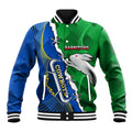 Personalised Rabbitohs And Cowboys Rugby Baseball Jacket Dynamic Style