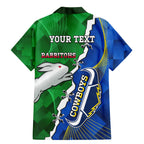 Personalised Rabbitohs And Cowboys Rugby Family Matching Mermaid Dress and Hawaiian Shirt Dynamic Style