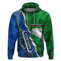 Personalised Rabbitohs And Cowboys Rugby Hoodie Dynamic Style