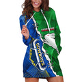 Personalised Rabbitohs And Cowboys Rugby Hoodie Dress Dynamic Style