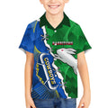 Personalised Rabbitohs And Cowboys Rugby Kid Hawaiian Shirt Dynamic Style