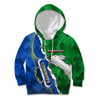 Personalised Rabbitohs And Cowboys Rugby Kid Hoodie Dynamic Style
