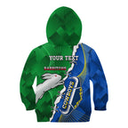 Personalised Rabbitohs And Cowboys Rugby Kid Hoodie Dynamic Style