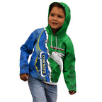 Personalised Rabbitohs And Cowboys Rugby Kid Hoodie Dynamic Style