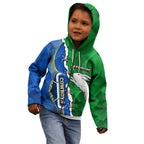 Personalised Rabbitohs And Cowboys Rugby Kid Hoodie Dynamic Style