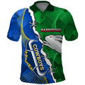 Personalised Rabbitohs And Cowboys Rugby Polo Shirt Dynamic Style