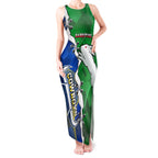 Personalised Rabbitohs And Cowboys Rugby Tank Maxi Dress Dynamic Style