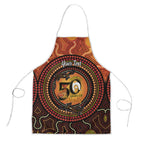 NAIDOC Week 2026 Personalised Apron 50 Years of Deadly Lizard Kangaroo Aboriginal Art