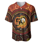 NAIDOC Week 2026 Personalised Baseball Jersey 50 Years of Deadly Lizard Kangaroo Aboriginal Art