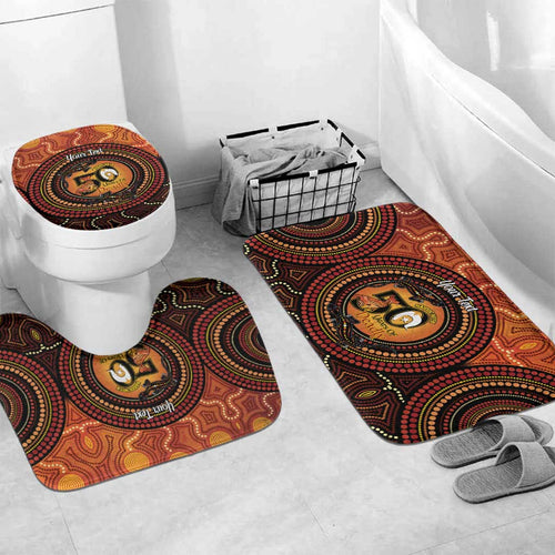 NAIDOC Week 2026 Personalised Bathroom Set 50 Years of Deadly Lizard Kangaroo Aboriginal Art