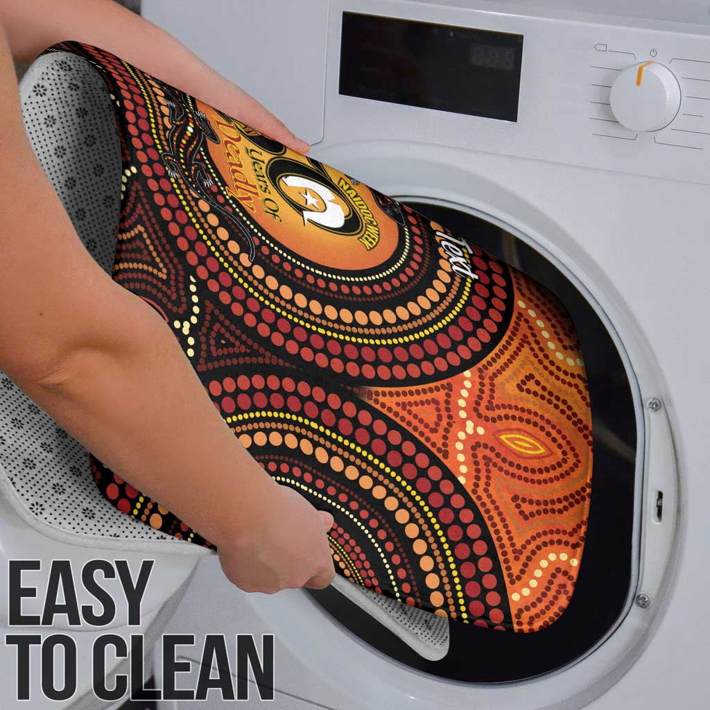 NAIDOC Week 2026 Personalised Bathroom Set 50 Years of Deadly Lizard Kangaroo Aboriginal Art