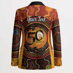 NAIDOC Week 2026 Personalised Blazer 50 Years of Deadly Lizard Kangaroo Aboriginal Art