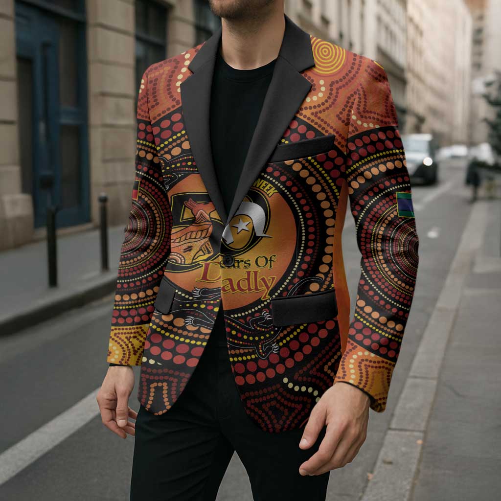 NAIDOC Week 2026 Personalised Blazer 50 Years of Deadly Lizard Kangaroo Aboriginal Art