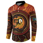 NAIDOC Week 2026 Personalised Button Sweatshirt 50 Years of Deadly Lizard Kangaroo Aboriginal Art